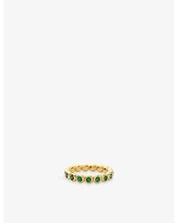 Missoma - Tennis Eternity 18Ct Vermeil Stacking Ring - Lyst