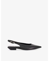 Dune - Hostess Leather Heeled Sling-Back Courts - Lyst