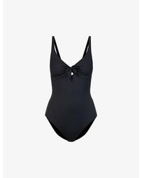 Melissa Odabash - Lisbon Bow-Embellished Swimsuit - Lyst