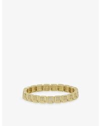 Lisa Gozlan - The Zodiac Scorpio 18Ct-Plated Brass And Cubic Zirconia Bracelet - Lyst