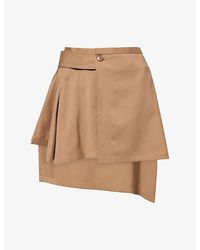 Vivienne Westwood - Meghan Asymmetric-Hem Wool Kilt - Lyst