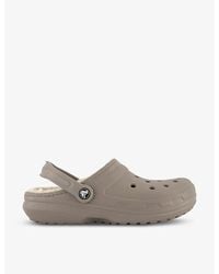 Crocs™ - Classic Shearling-Lined Rubber Clogs - Lyst