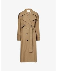 Skall Studio - Luna Cotton Trench Coat - Lyst