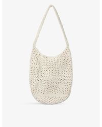 The White Company - Crochet Cotton Tote Bag - Lyst