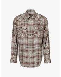 Acne Studios - Surrow Checked Flannel Shirt - Lyst