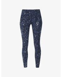 Sweaty Betty - Power 7/8 Workout Abstract-Pattern Stretch-Jersey Leggings - Lyst