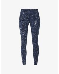 Sweaty Betty - Power 7/8 Workout Abstract-Pattern Stretch-Jersey Leggings - Lyst