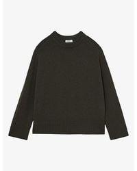 Reiss - Riley Long-Sleeve Wool And Cashmere Jumper - Lyst