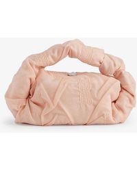 Issey Miyake - Square Crumpled Tulle Top-handle Bag - Lyst