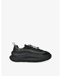 Moon Boot - Moon247 Xlace Suede And Woven Trainers - Lyst