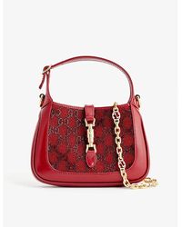 Gucci Queen Margaret Crystal Embellished Bee Clasp Tote Bag – Cettire