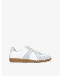 Maison Margiela - Replica Paint Leather Trainers - Lyst