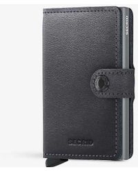 Secrid - Miniwallet Original Leather And Aluminium Wallet - Lyst