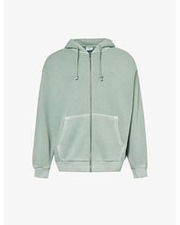 GYMSHARK - Everywear Comfort Logo-embossed Zip-fastened Cotton-jersey Hoody - Lyst