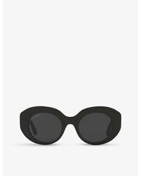 Balenciaga - Bb0235s Round-frame Acetate Sunglasses - Lyst