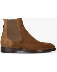 Zegna - Torino Panelled Suede Chelsea Boots - Lyst