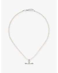 Missoma - Harris Reed X T-Bar-Plated Brass Pearl Necklace - Lyst
