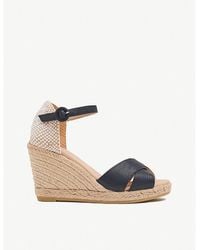 LK Bennett - Blu-vy Angele Woven Leather Wedge Espadrilles - Lyst