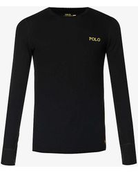 Polo Ralph Lauren - Logo-embroidered Regular-fit Cotton-blend Top - Lyst