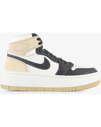 Nike - Air Jordan 1 Panelled Leather High-top Trainers - Lyst