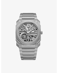 BVLGARI - Octo Finissimo Skeleton Manual Watch - Lyst