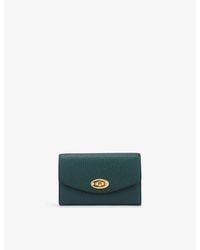 Mulberry - Darley Medium Grained-Leather Wallet - Lyst
