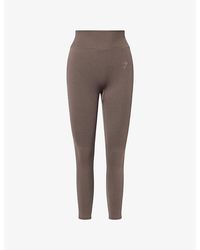 GYMSHARK - Lift Seamless Logo-Print Leggings - Lyst