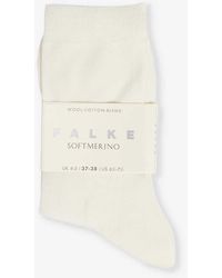 FALKE - Softmerino Ankle-rise Stretch-wool Blend Socks - Lyst