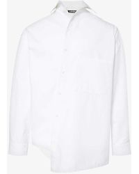 Jacquemus - Le Chemise Cuadro Relaxed-fit Cotton-poplin Shirt - Lyst
