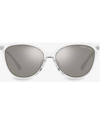 Michael Kors - Mk2184u Dupont Cat Eye Injected Sunglasses - Lyst