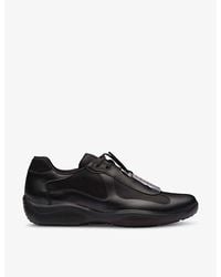 Prada - America's Cup Leather Sneakers - Lyst