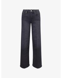 PAIGE - Tatum Wide-Leg Stretch-Denim Blend Jeans - Lyst