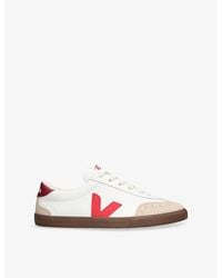 Veja - Volley Low-Top Leather Trainers - Lyst
