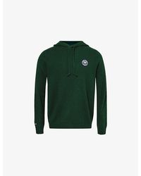Polo Ralph Lauren - X Wimbledon Brand-patch Cashmere Knitted Hoody - Lyst