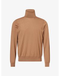 dunhill - Superfine-Cashmere Roll-Neck - Lyst
