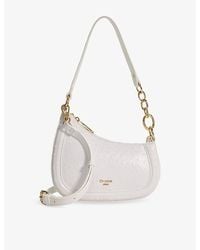 Dune - Direction Small Patent-Leather Shoulder Bag - Lyst