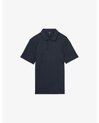 Reiss - Earl Airwater Slim-Fit Cotton Polo - Lyst