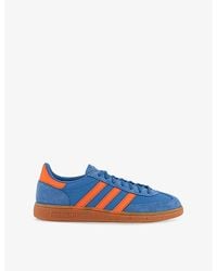 adidas - Handball Spezial Suede And Mesh Low-Top Trainers - Lyst