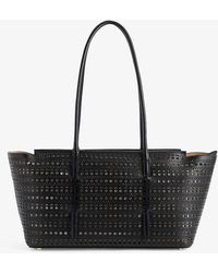 Alaïa - Mina Cut-out Leather Top-handle Bag - Lyst