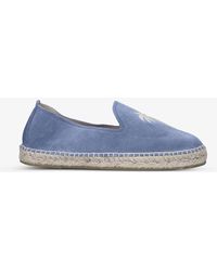 Manebí Cotton Striped Espadrilles in Blue for Men Mens Shoes Slip-on shoes Espadrille shoes and sandals 