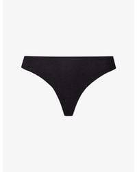Hanro - Invisible Mid-Rise Stretch-Cotton Thong - Lyst