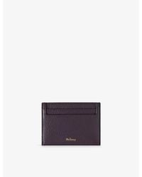 Mulberry - Continental Grained Leather Card Holder - Lyst