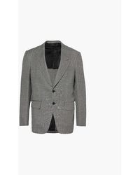 Tom Ford - Combo Shelton Peak-Lapel Single-Breasted Wool-Blend Blazer - Lyst