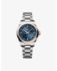 Longines - L3.320.5.92.6 Conquest Stainless-Steel And 18Ct Rose Cap 200 30Mm Automatic Watch - Lyst