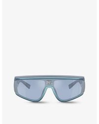 Dolce & Gabbana - Dg6177 Rectangle-frame Nylon Sunglasses - Lyst