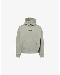 Fear Of God - Embossed-Branding Relaxed-Fit Cotton-Blend Hoodie - Lyst