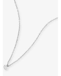 PERSÉE - Danaé 18ct White-gold And 0.15ct Diamond Pendant Necklace - Lyst