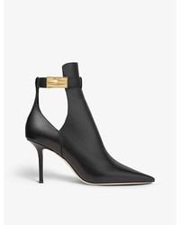 Jimmy Choo - Nell 85 Leather Bootie - Lyst