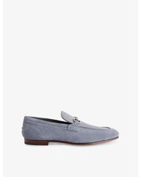 Gucci - Jordaan Horsebit-Embellished Suede Loafers - Lyst