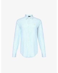 Polo Ralph Lauren - Logo-embroidered Linen Shirt - Lyst